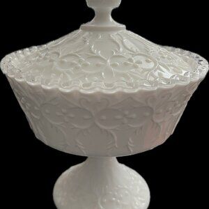 Fenton milk glass